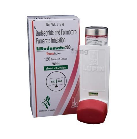 Formoterol + Budesonide Budamate 200 Transhaler, Non prescription, Treatment: Asthma at Rs 269 ...