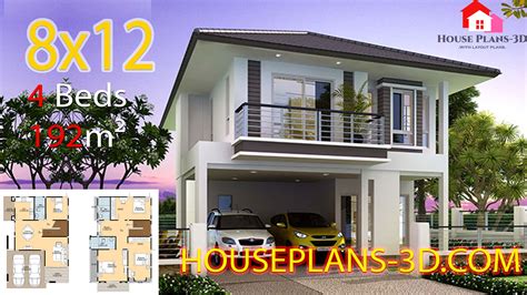 Layout 8 Bedroom 3D House Plans - Goimages Pewpew