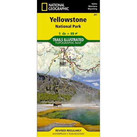 Yellowstone National Park Trail Map - Outdoors Geek