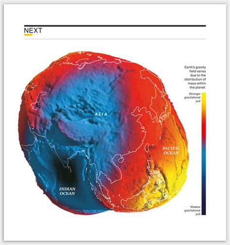 ixtract | Most Accurate Gravity Map Of The Earth on Behance