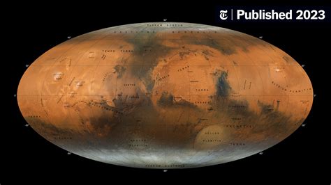 New Mars Map Lets You ‘See the Whole Planet at Once’ - The New York Times