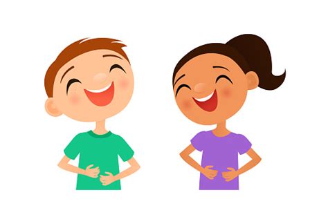 Laughing Children Stock Illustration - Download Image Now - iStock