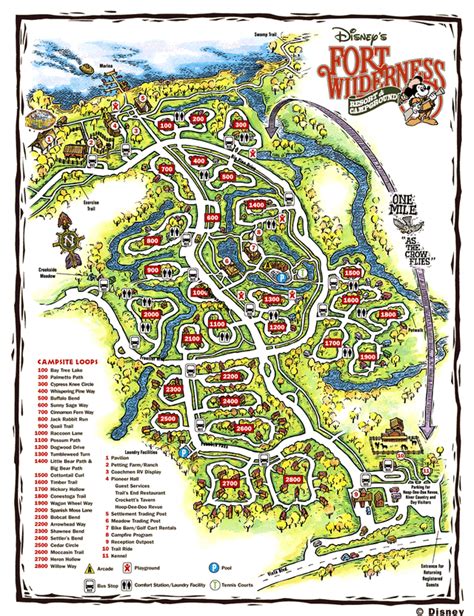Disney World Maps for Each Resort | Fort wilderness disney, Disney fort wilderness resort, Fort ...