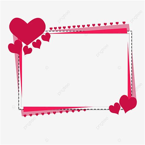 Love Heart Frame PNG Picture, Love Heart Frame On A Png, Frame, Love, Background PNG Image For ...