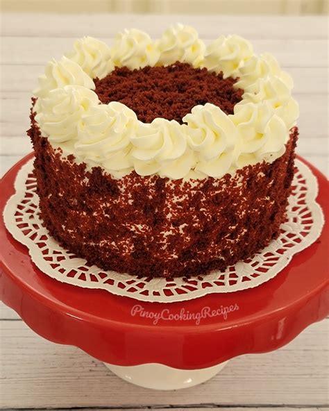 Extra Moist Red Velvet Cake with Whipped Cream Cheese Frosting