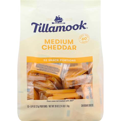 Tillamook Cheddar Cheese, 52ct | Office Pantry Snacks & Supplies