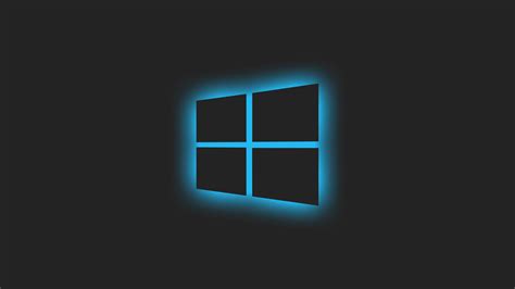 2560x1440 Resolution Windows 10 Logo Blue Glow 1440P Resolution Wallpaper - Wallpapers Den