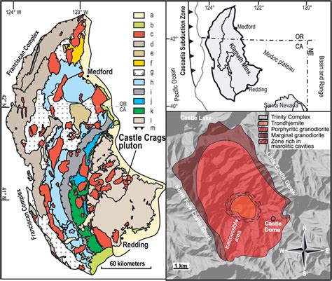 Simplified geological map of the Klamath Mountains after Snoke and... | Download Scientific Diagram