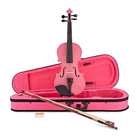 Student 1/2 Violin, Pink, by Gear4music at Gear4music