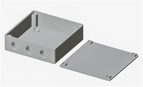 Junction box flat by Natrikinae | Download free STL model | Printables.com