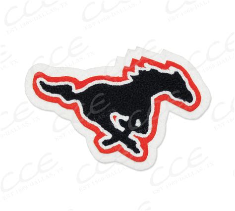 Sachse HS Mustangs Sleeve Mascot – SSR Jackets Patch Store