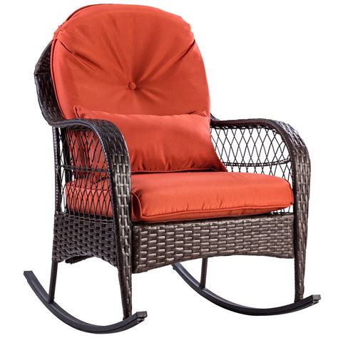 Outdoor Wicker Rocker Chairs ~ Make Outdoor Living Comfy With 15 Rattan ...
