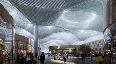 Grimshaw Releases New Images of World's Largest Airport Terminal in Istanbul | ArchDaily