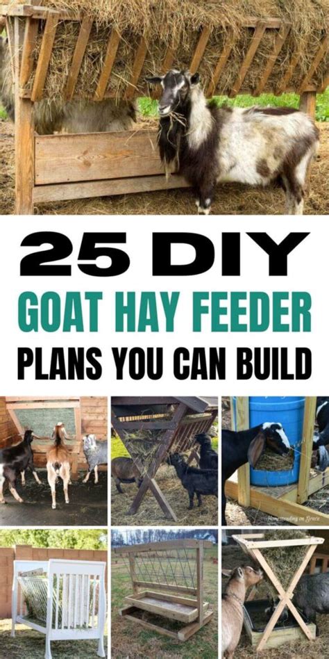 25 DIY Goat Hay Feeder Plans You Can Build Today - Handy Keen