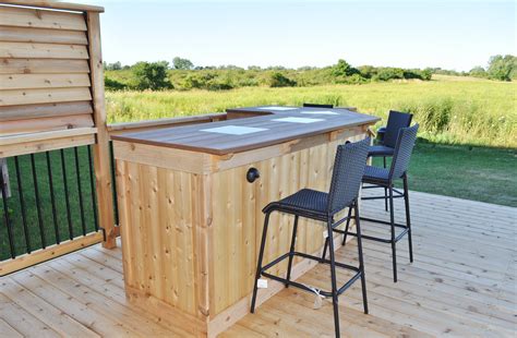 Outdoor deck bar designs | Hawk Haven