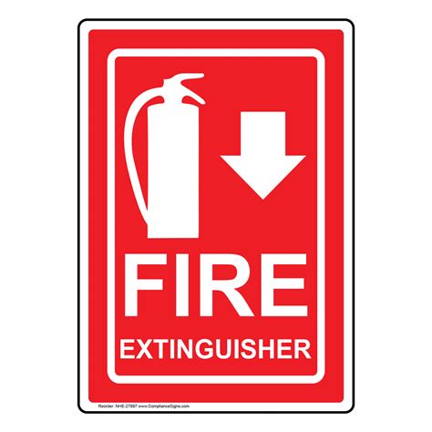 Fire Extinguisher Sign Printable