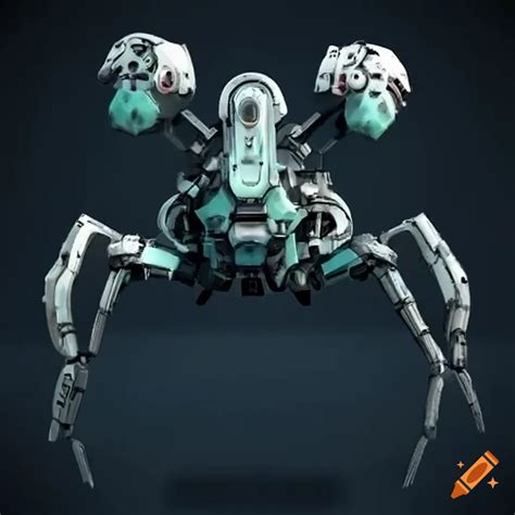 Futuristic robotic spider on Craiyon