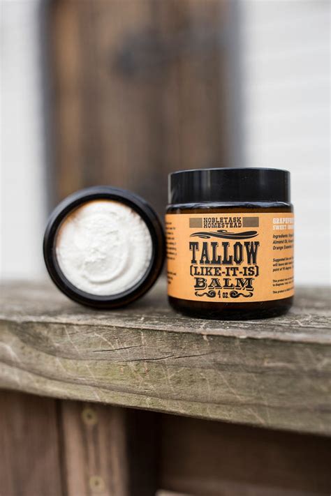 Tallow Balm – nobletaskhomestead