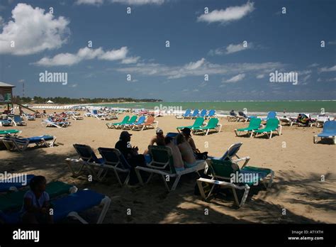 Beach / Bay of Cabarete Stock Photo - Alamy