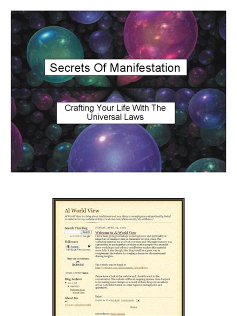 The Secrets of Manifestation PDF | PDF | Mind | Universe