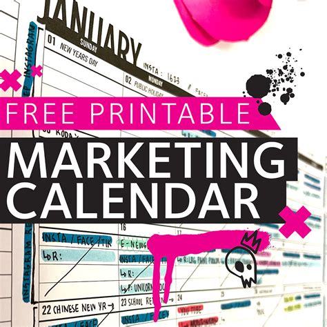 2024 Marketing & Content Planning Calendar