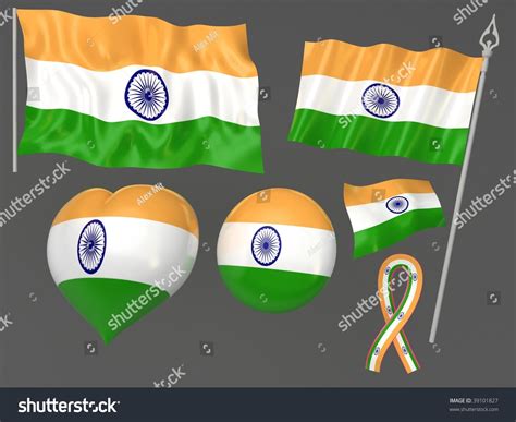 India, New Delhi Flag National Symbolic Stock Photo 39101827 : Shutterstock