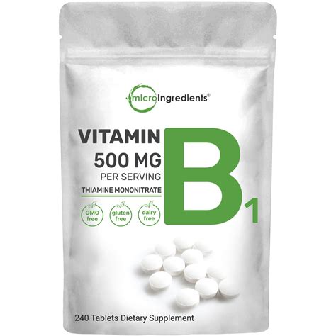 Best Thiamine Supplement: Top Vitamin B1 Tablets – Micro Ingredients