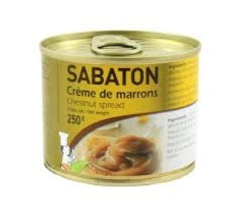 SABATON CREME DE MARRON CHESTNUT PUREE 250G - Bulk Wholesale Cheap ...