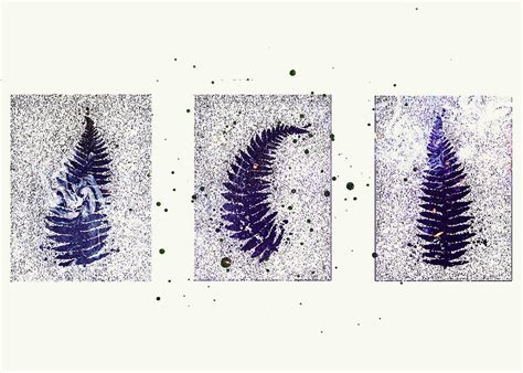 Watercolor Fern Decor Set Watercolor Print Fern Leaves Fern Leaf Plant ...