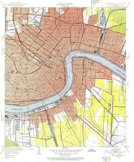 New Orleans East Map - Draw A Topographic Map