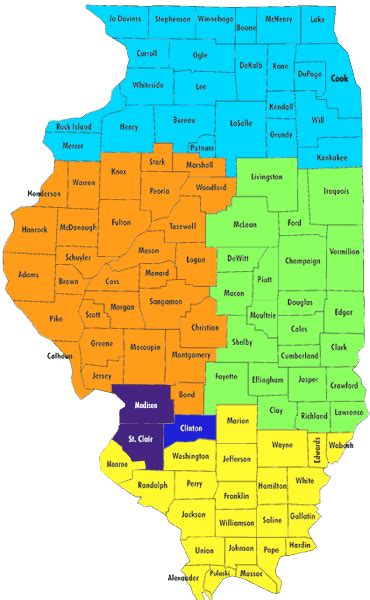 Admission Territories for Illinois Counties | McKendree University