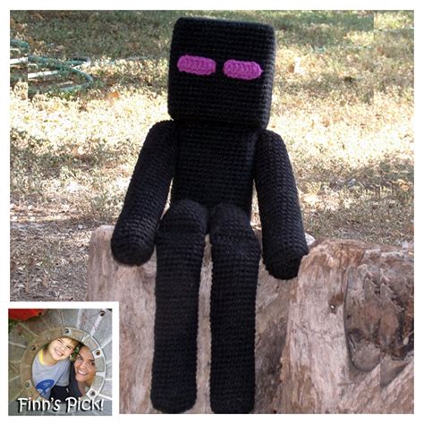 Finn’s Pick: Spawn Your Own Enderman Plushie Amigurumi With This Free Crochet Pattern - KnitHacker