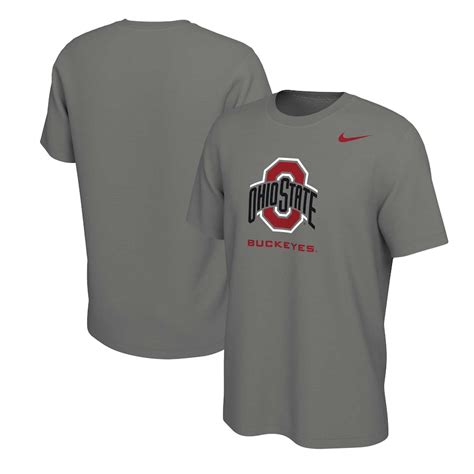 Men's Nike Steel Ohio State Buckeyes Alternate Uniform T-Shirt