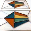 Stained Glass Door Panels by Debbie Bean | Wescover Wall Treatments