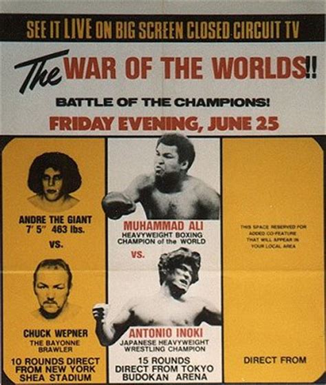 Andre The Giant versus Chuck Wepner: An RCM Historical Look Back - REAL ...