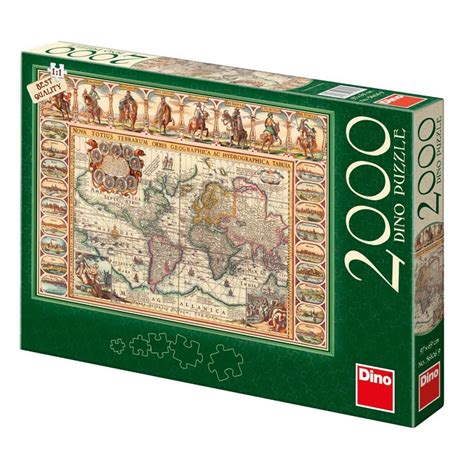 Dino 2000 - Antique World Map puzzleland