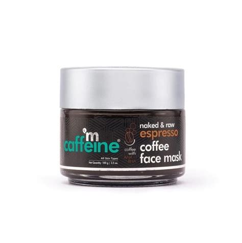 mCaffeine Espresso Coffee Face Mask for All Skin Types 100g with AHA and BHA - JioMart