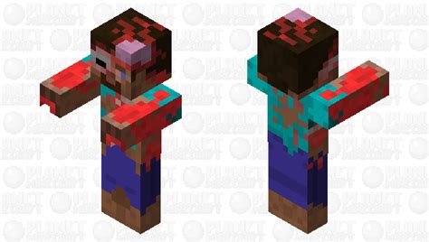 A real zombie with jaws Minecraft Mob Skin