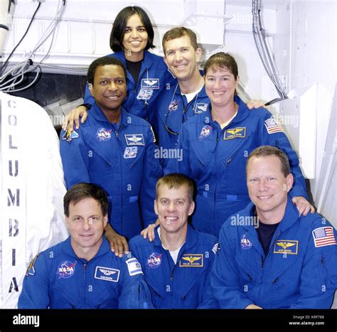 STS-107 Crew portrait Stock Photo - Alamy