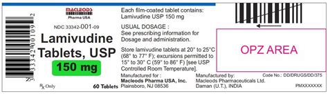 Lamivudine - FDA prescribing information, side effects and uses