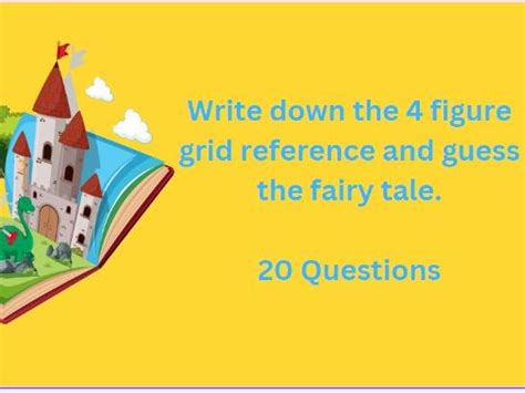 Grid Reference Map Quiz: Guess the Fairy Tale! | Teaching Resources