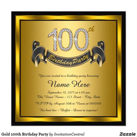 free 100th birthday invitations - Cristine Saavedra