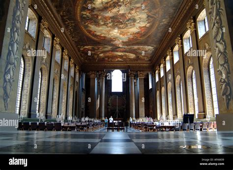 Painted Hall Old Royal Naval College Greenwich Stock Photo - Alamy