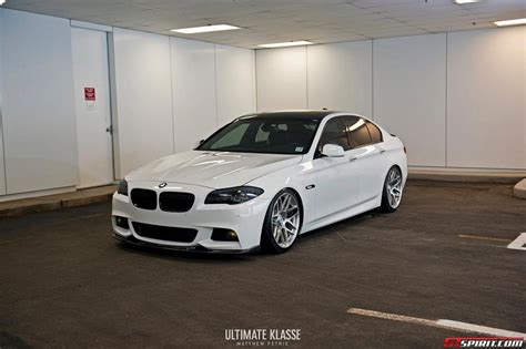 BMW F10 5-Series on 20 Inch SpunForged VS8.2 Morr Wheels - GTspirit