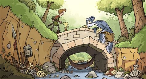 Troll Under Bridge Clipart