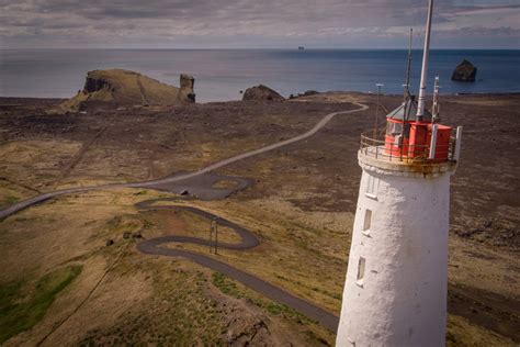 Reykjanes Lighthouse, Iceland | Dronestagram