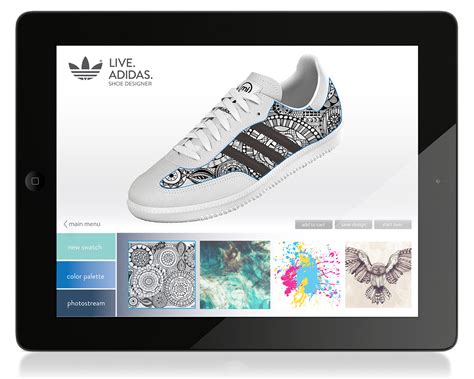 Live. Adidas. Shoe Designer App on Behance