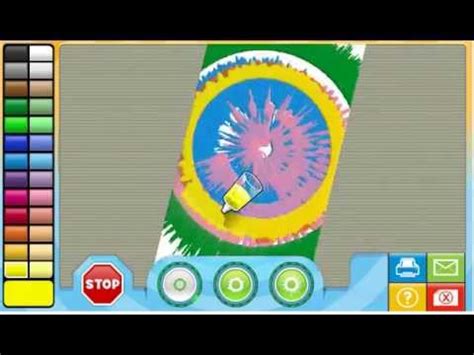 NIck Jr Game Review Spin Art Fun !! - YouTube