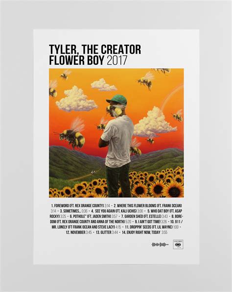 Flower Boy Album Cover Poster Print Album Cover Poster Music | Etsy