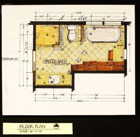 Residential Bath Design-Floor Plan | INTR 224: Residential S… | Flickr